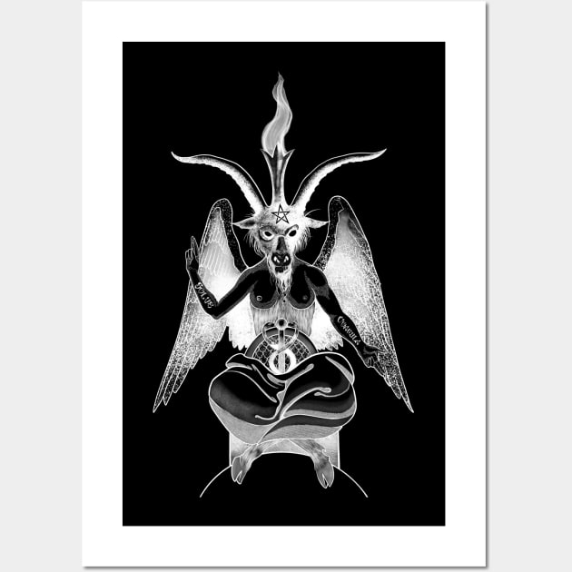 Baphomet Wall Art by Jakoboc art